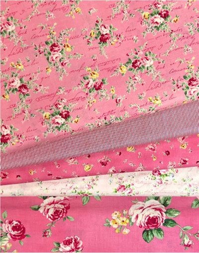 Quilt Gate Florals: Roses Fat Quarter Bundle