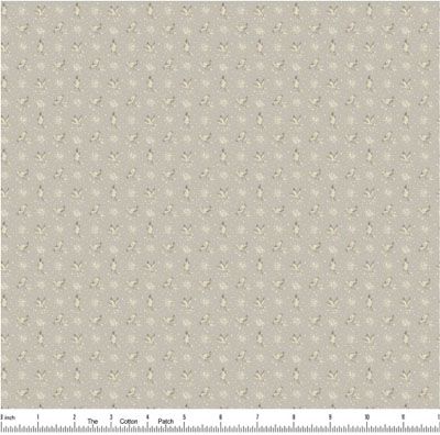 Wildflower Cottage fabric: Grey Birds