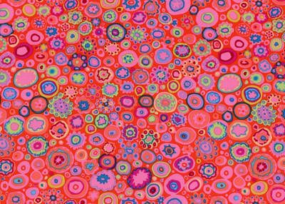 Kaffe Fassett Fabric Paperweight Pink (per 1/4 metre)