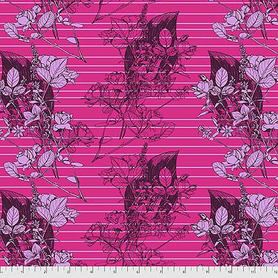 Anna Maria Horner Made My Day fabric: Rough Draft Fuchsia (per 1/4 metre)