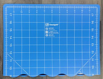 Omnigrid Foldable A3 Blue Rotary Cutting Mat