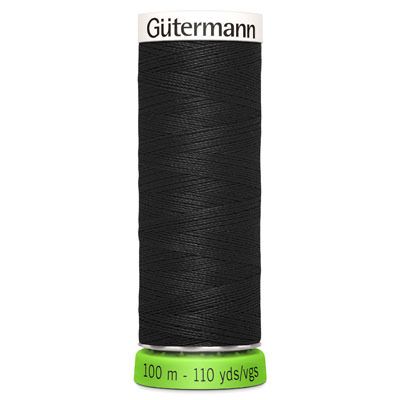 Gutermann SewAll rPET Recycled Thread 0 Black 100m