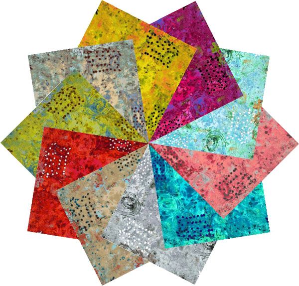 Marcia Derse Spotted Graffiti Fat Quarter Bundle