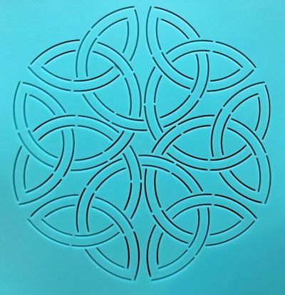 Quilt Stencil  10' Celtic Wreath