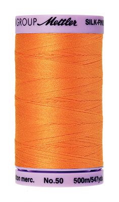 Mettler 50 Cotton Thread 500m 0122 Pumpkin