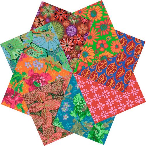 Kaffe Fassett Collective Crocosmia Accents Fat Quarter Bundle