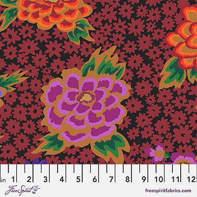 Kaffe Fassett Collective Fabric: Charlotte Dark (per 1/4 metre)