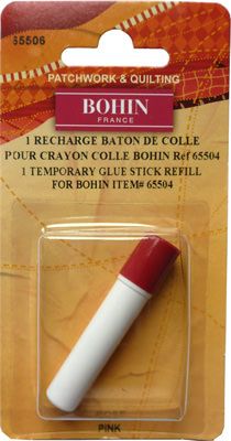 Bohin Glue Pen  Refill Of 1 Pink