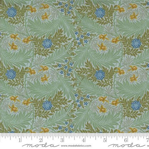 Morris Manor fabric: Larkspur, Sky