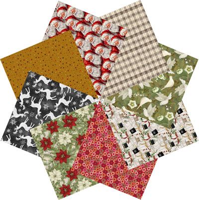 Countryside Christmas Accent Fat Quarter Bundle