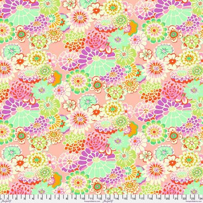 Kaffe Fassett Asian Circle Pink (per 1/4 metre)