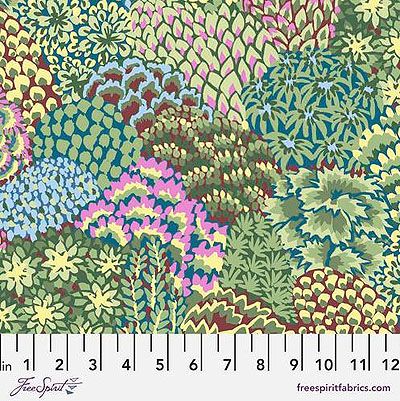 Kaffe Fassett Collective: Large Oriental Trees Stone (per 1/4 metre)