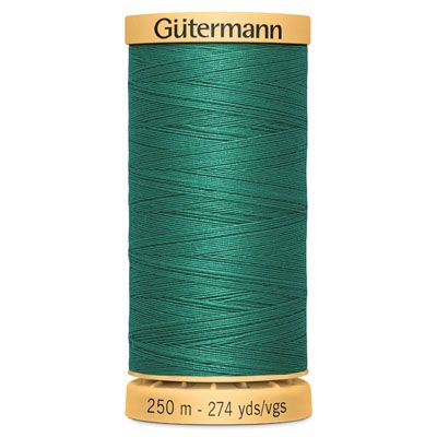 Gutermann Natural Cotton 50 Weight Thread 250m Emerald 8244