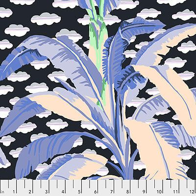 Kaffe Fassett Collective: Banana Tree Grey (per 1/4 metre)