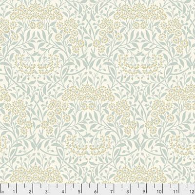 Pure Morris Mineral Fabric: Michaelmas Daisy Ivory (per 1/4 metre)