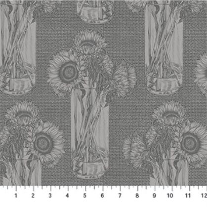 Indelible fabric: Sunflower, Vintage