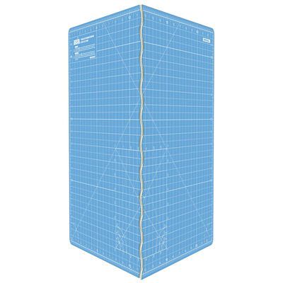 A2 Foldable Single Sided Rotary Cutting Mat Sky Blue