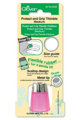 Clover Protect and Grip Thimble: Medium