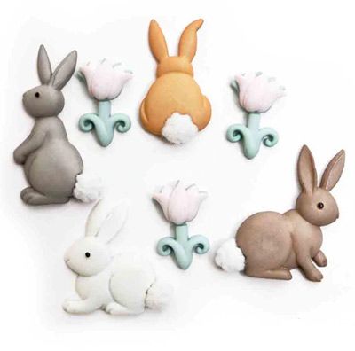 Cottontails  Buttons