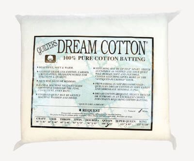 Quilters Dream Cotton White Request Queen Wadding  108in x 92in