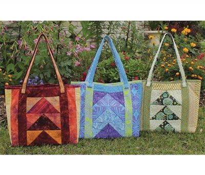 June Tailor Tori Tote Bag Quilt as You Go PrePrinted Wadding