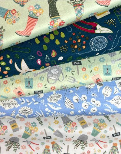 Gardening Fabric Fat Quarter Bundle