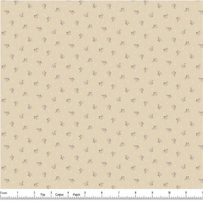 Wildflower Cottage fabric: Cream Ditsy