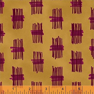 Homeward fabric: Scribble Dash Harvest (per 1/4 metre)