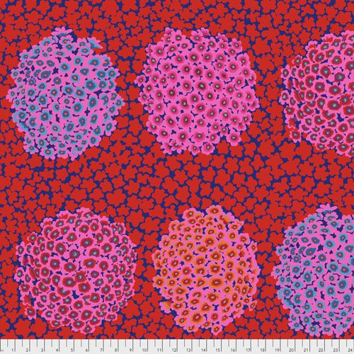 Kaffe Fassett Collective: Hydrangea, Red