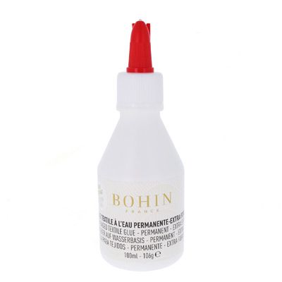 Bohin Water Based Textile Glue 100ml  Permanent