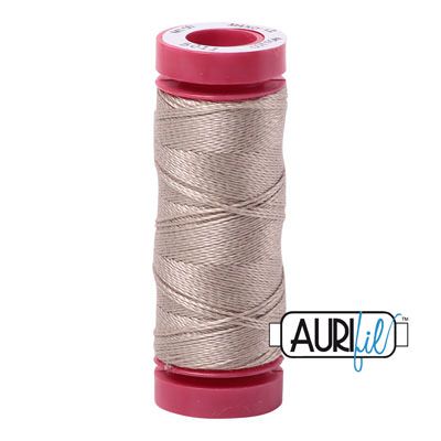 Aurifil 12 Cotton Thread 5011 Rope Beige