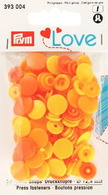 Prym Love Colour Snaps Yellow