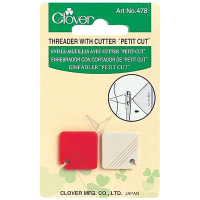 Clover Needle Threader with Cutter