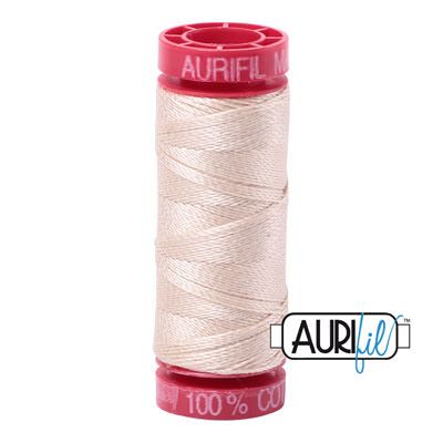 Aurifil 12 Cotton Thread 2000 Light Sand