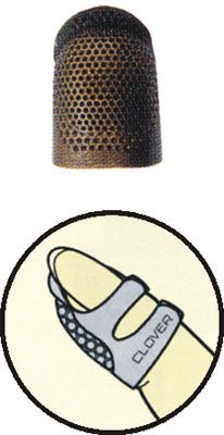 Clover Open Sided Thimble  Small