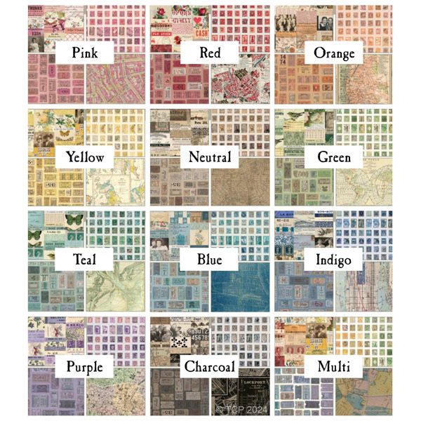 Tim Holtz Eclectic Elements 10" Palette Patchwork Palette Subscription