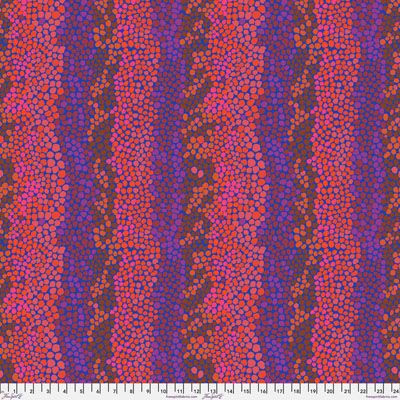 Kaffe Fassett Collective Quilt Back: Pebble Mosaic Prune (per 1/4 metre)