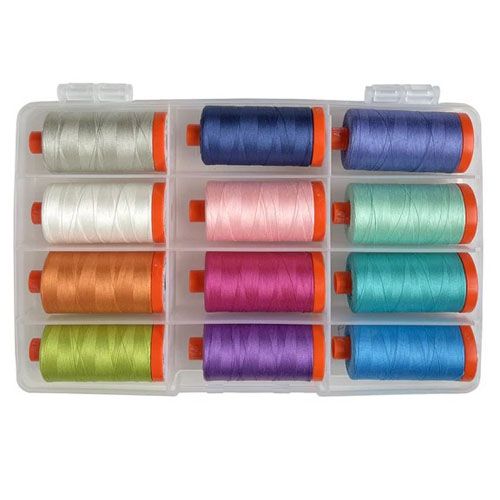 Aurifil Kelmscott by Kaffe Fassett Thread Set