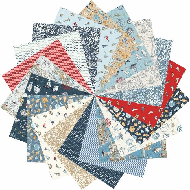 High Tide Fabric Fat Quarter Bundle