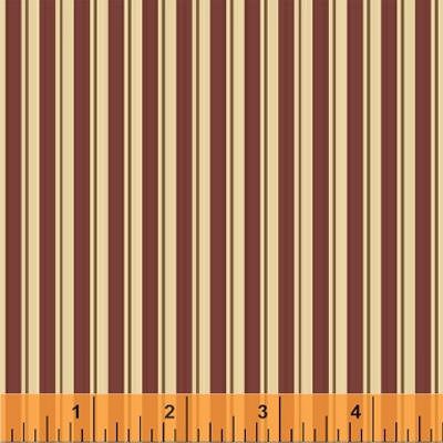 Pauline: Stripe Red (per 1/4 metre)