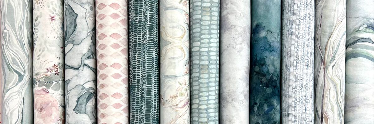 Brushstrokes Shell Rummel Fabrics