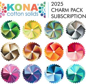 Image for Kona Solids 2025 Charm Pack Subscription