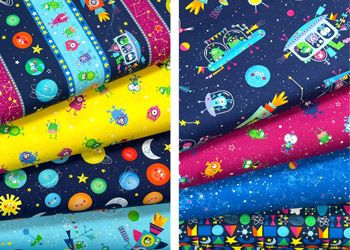 Lost In Space fabrics from Michael Miller