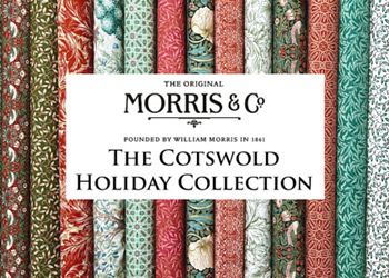 Cotswold Christmas Fabrics, William Morris