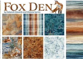 Fox Den fabrics from Northcott Fabrics