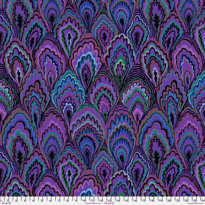 Kaffe Fassett Collective Marble Scallops Fabric, Purple