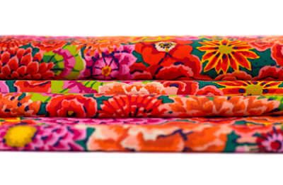 Kaffe Fassett Fabric Enchanted Red (per 1/4 metre)