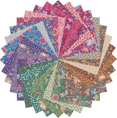 Tilda Hibernation fabric: 10" Patchwork Palette