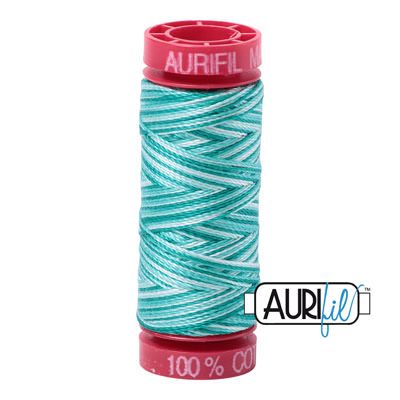 Aurifil 12 Cotton Thread 4654 Turquoise Foam