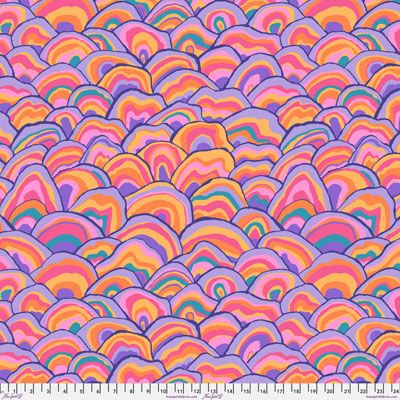 Kaffe Fassett Collective Wobble fabric Pastel